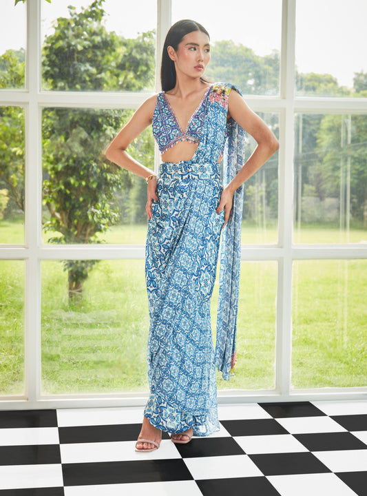 The Amalfi Draped Saree