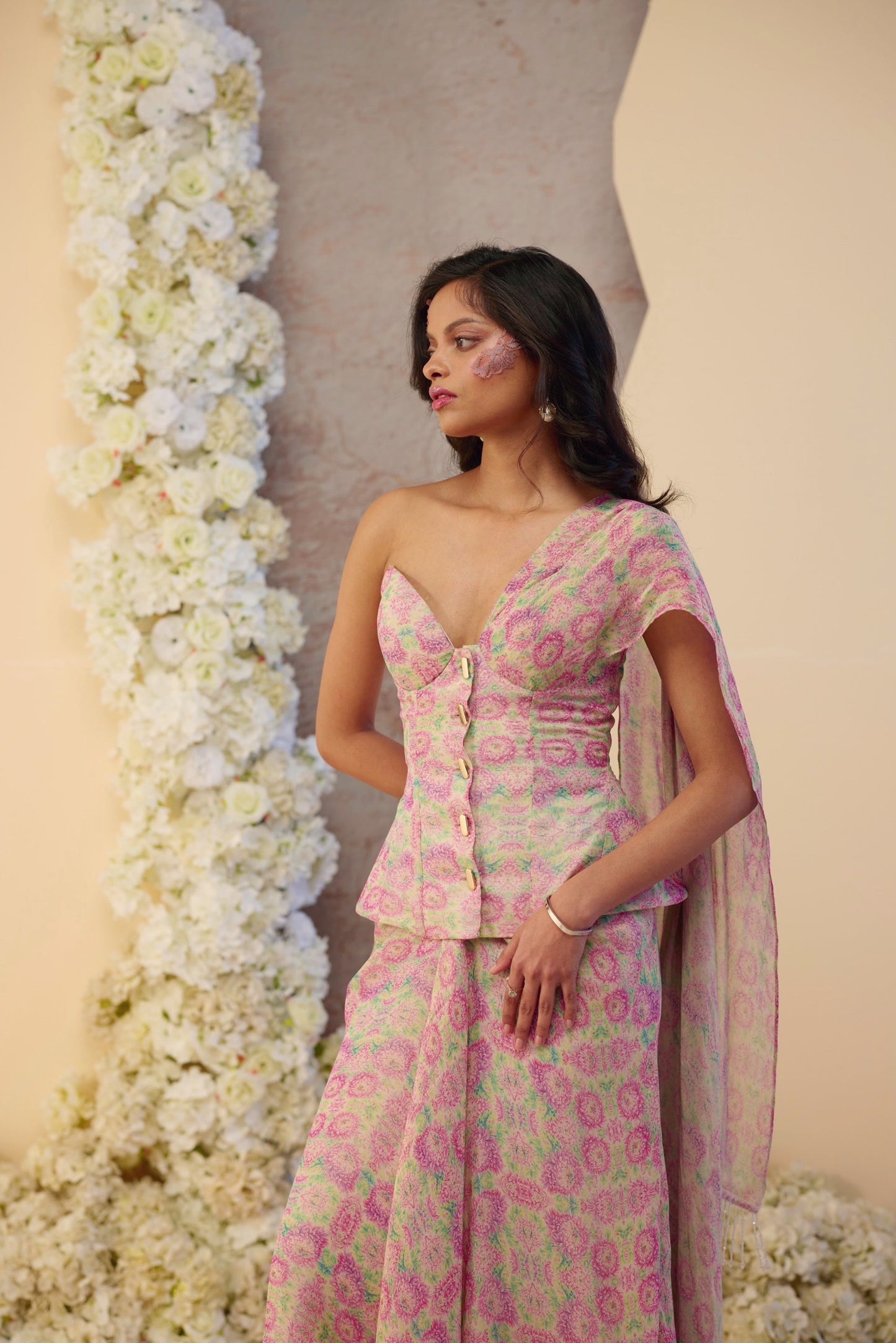 The Petal Pop draped Saree