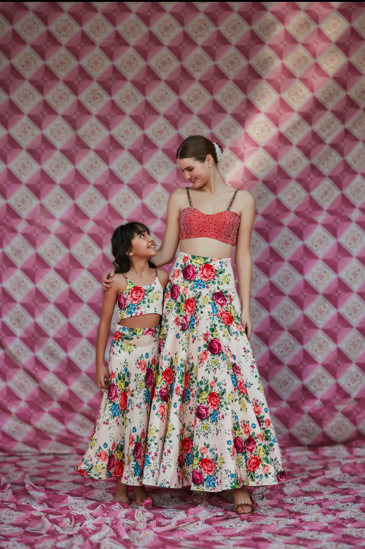 The Red Rose Lehenga
