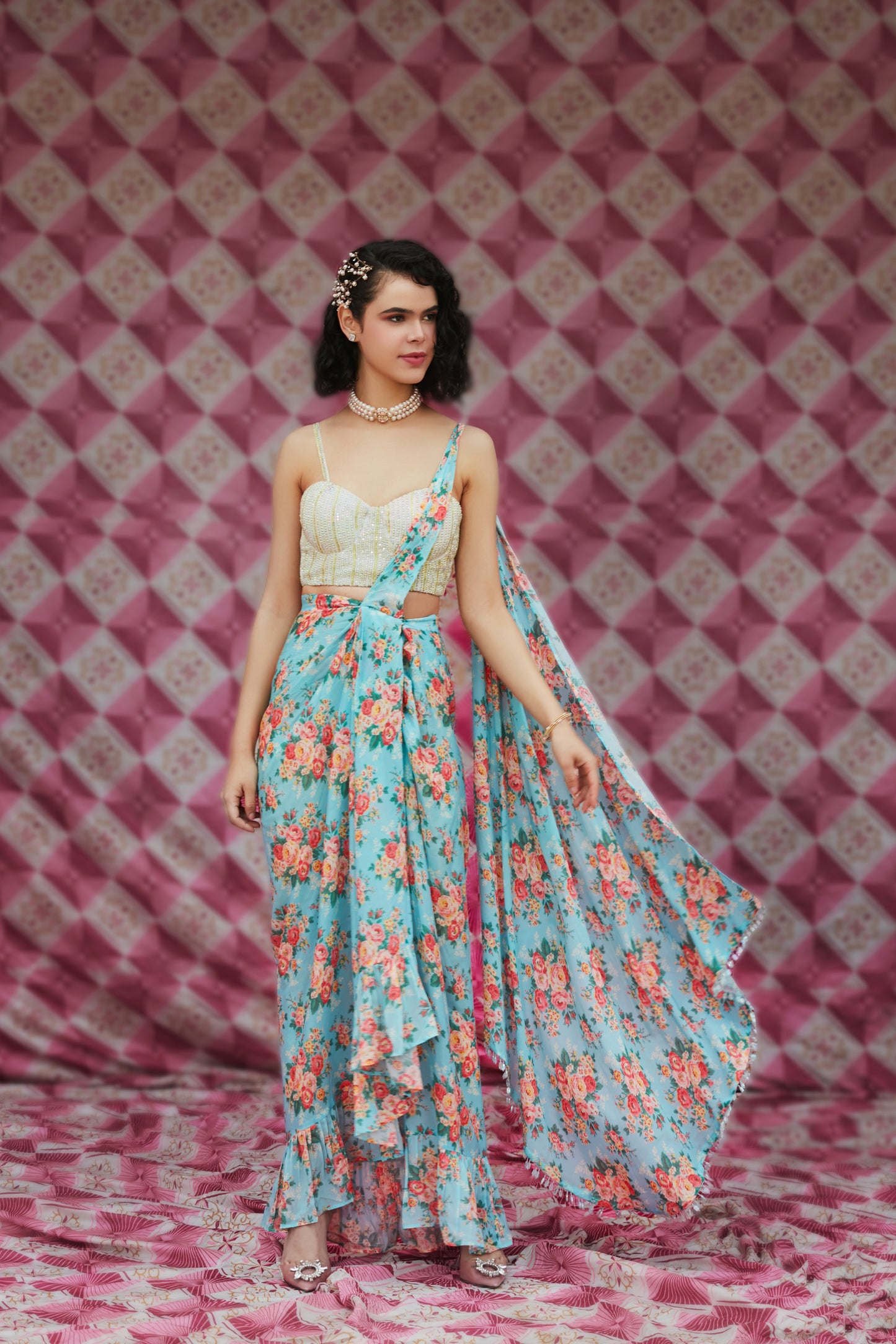 The Rosa Saree