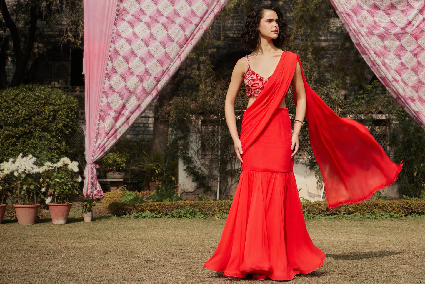 The Floret Saree