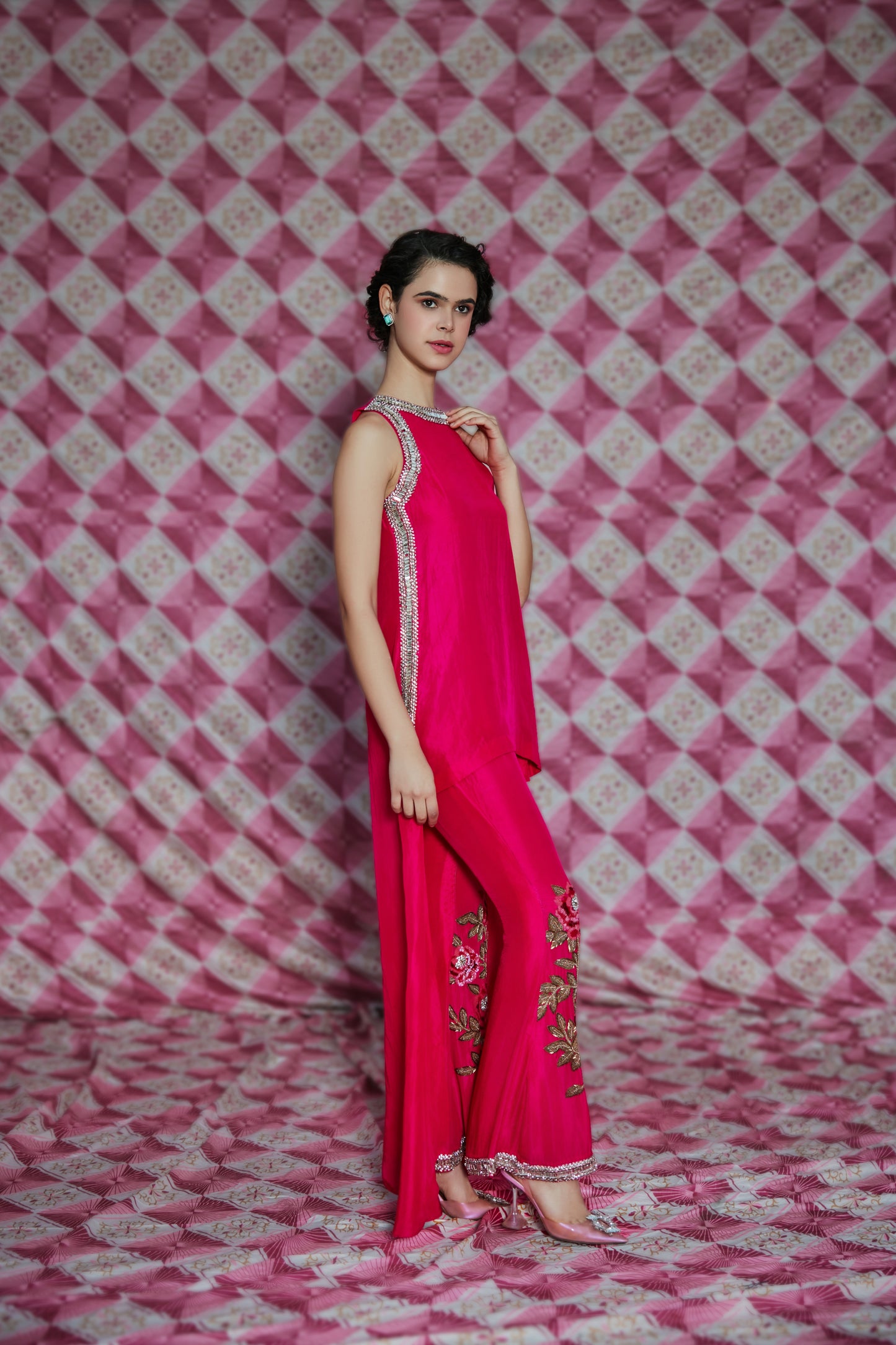 The Fuchsia pant set