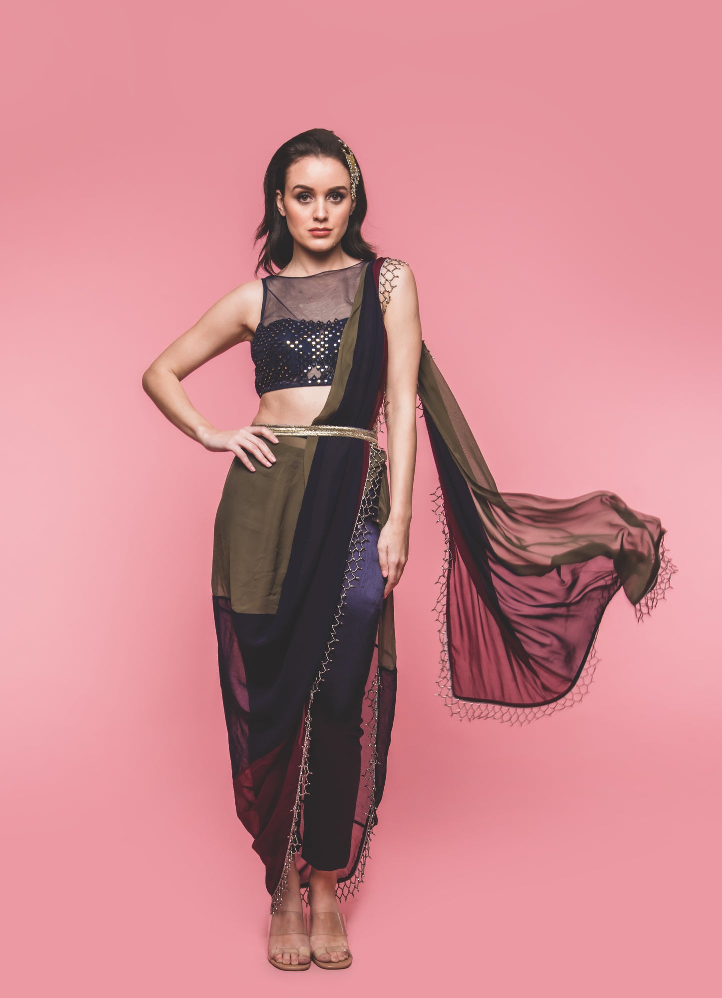 The Meringue Saree
