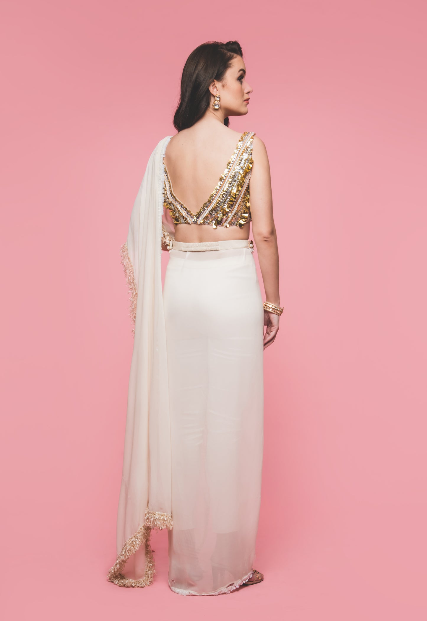 The Gold Dust Saree