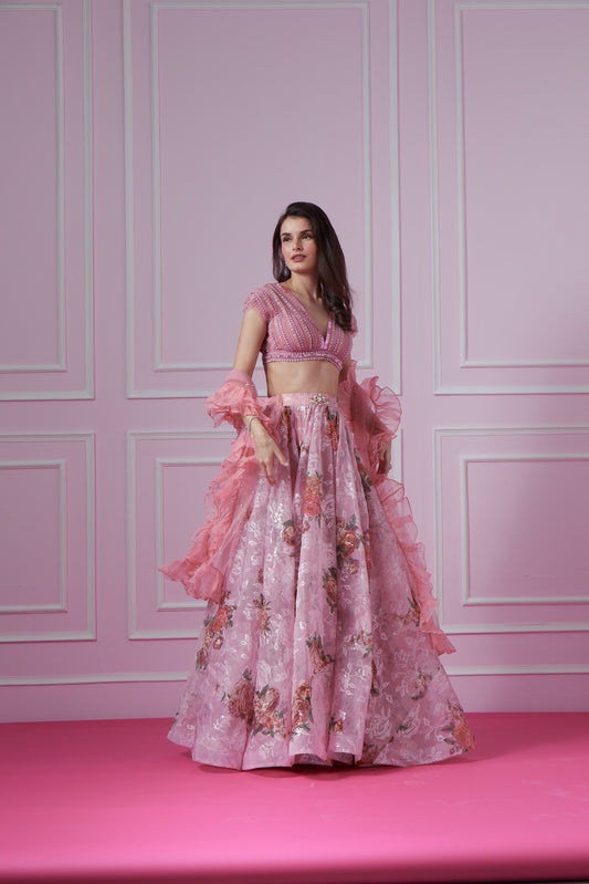 The Daiquiri Lehenga Set