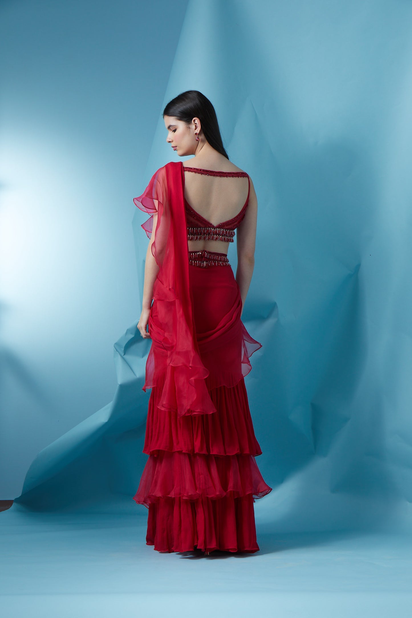 The Sangria Saree
