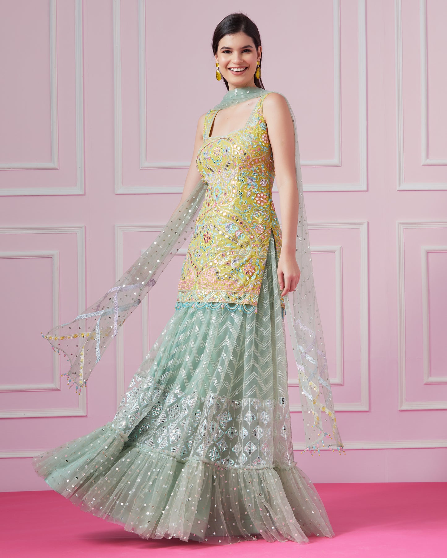 The Mimosa Lehenga