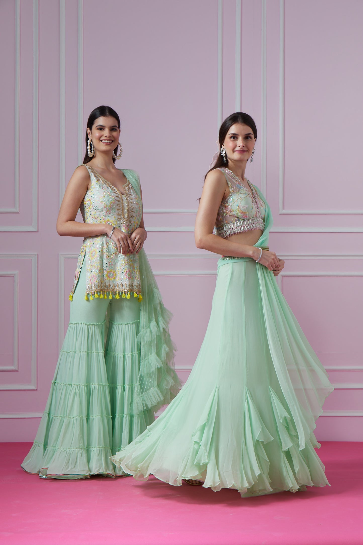 Mint Julep Saree
