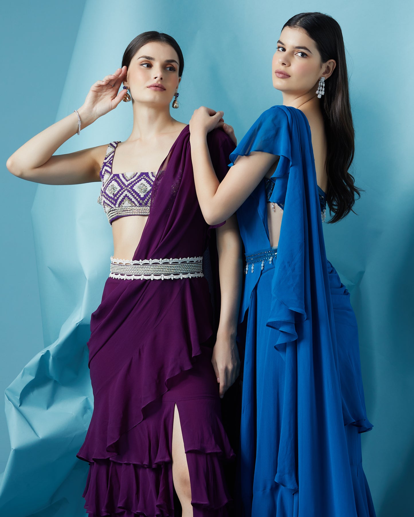 The Bay Breeze Saree