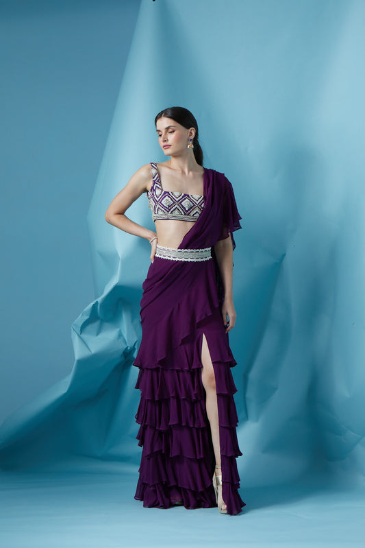 The Martini Saree