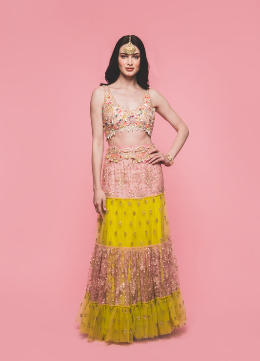 The Marshmallow Lehenga