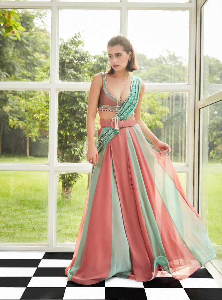 Draped Sarees