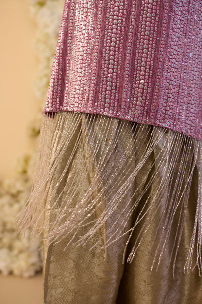 The Lilac Fringe Salwar Set