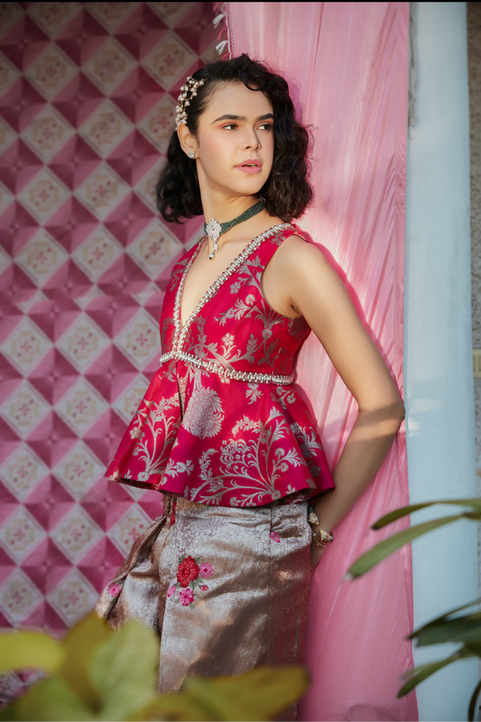 The Crimson Pant set