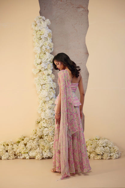 The Petal Pop draped Saree