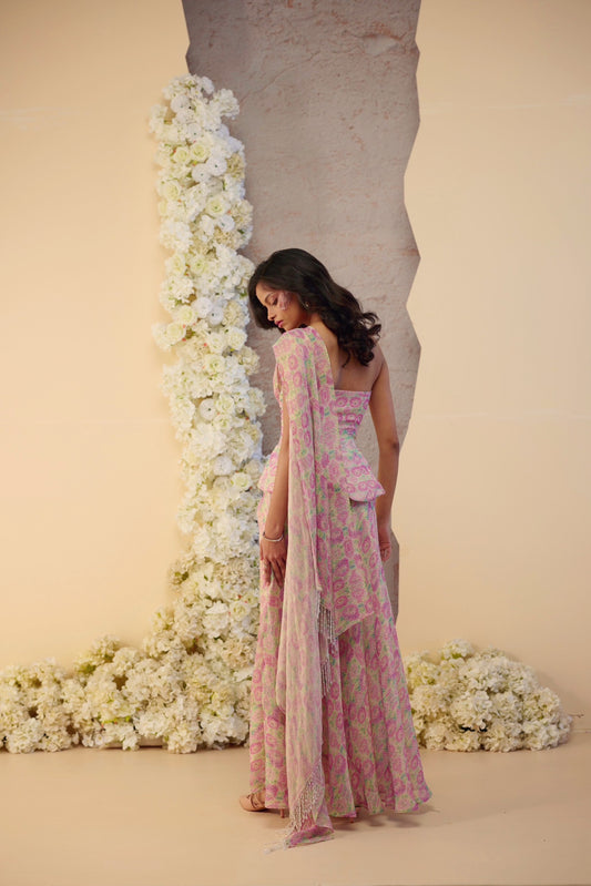 The Petal Pop draped Saree
