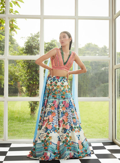 The Positano Lehenga