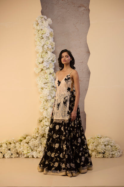 The Midnight Lehenga Set