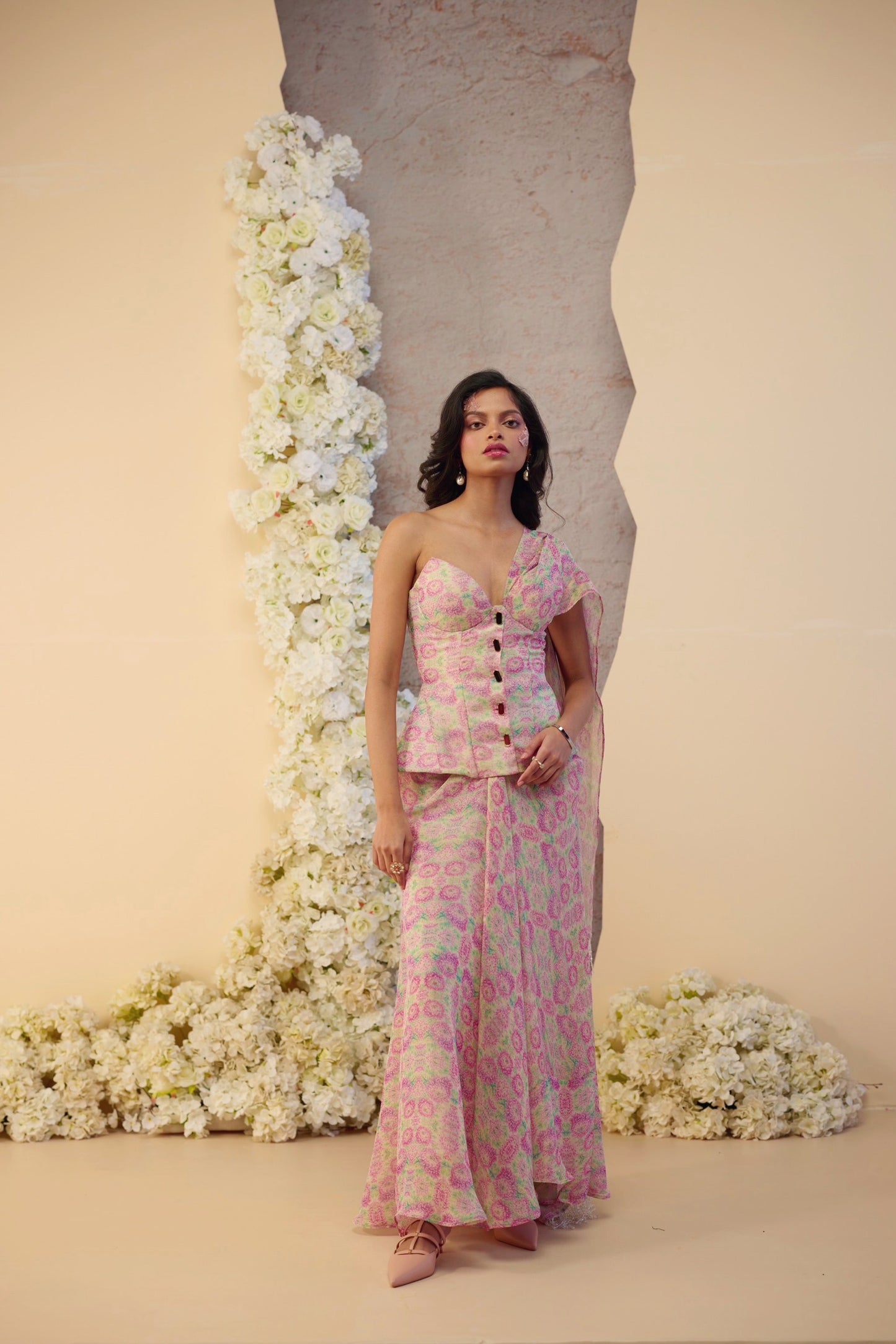 The Petal Pop draped Saree