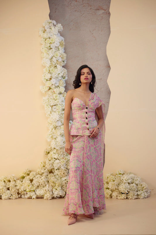 The Petal Pop draped Saree