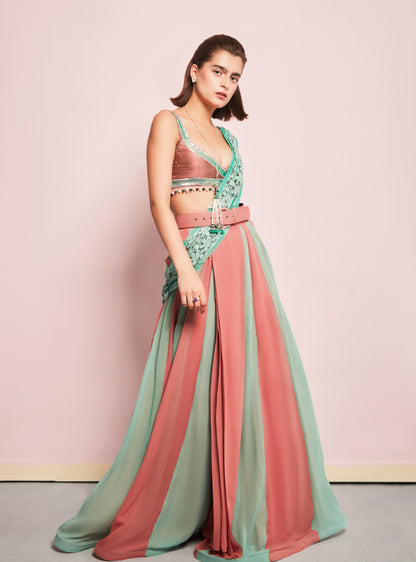 The Torino Draped Saree