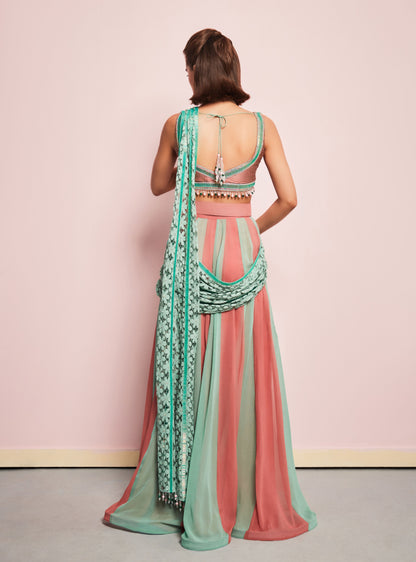 The Torino Draped Saree