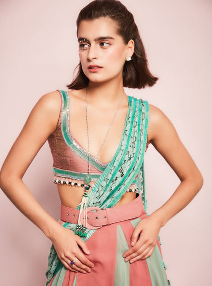 The Torino Draped Saree
