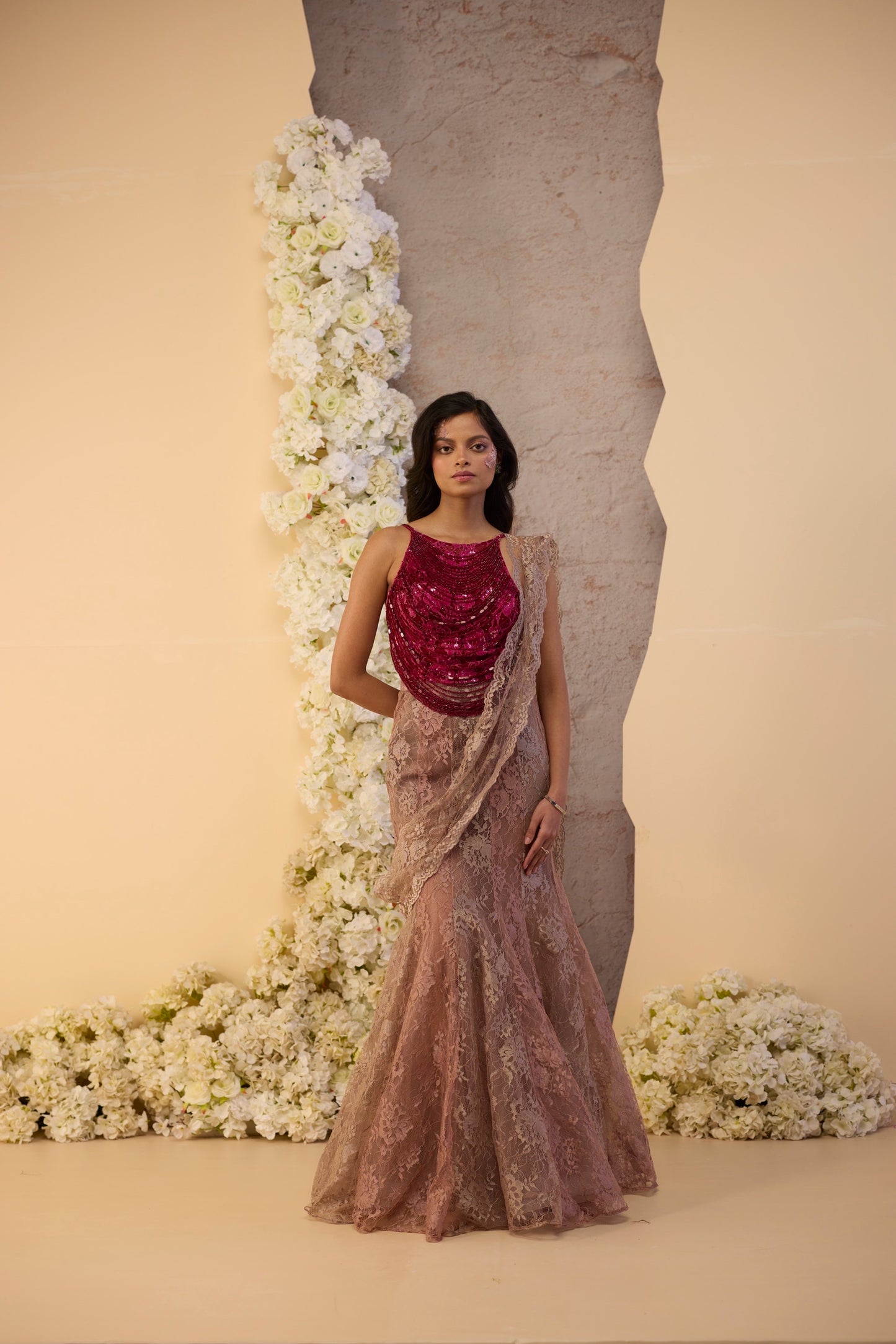 The Merlot Lehenga Set