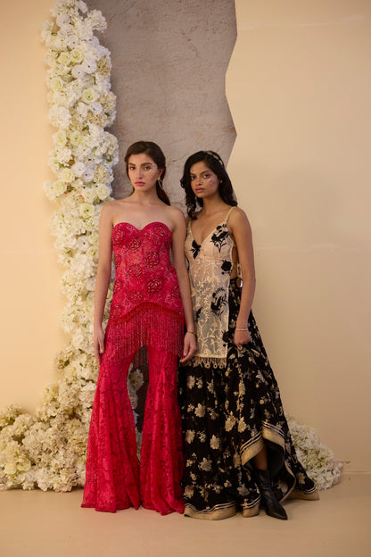 The Midnight Lehenga Set