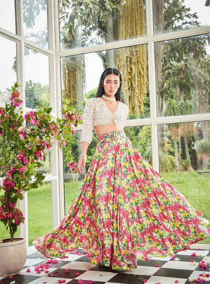 The Beauganvilla Skirt