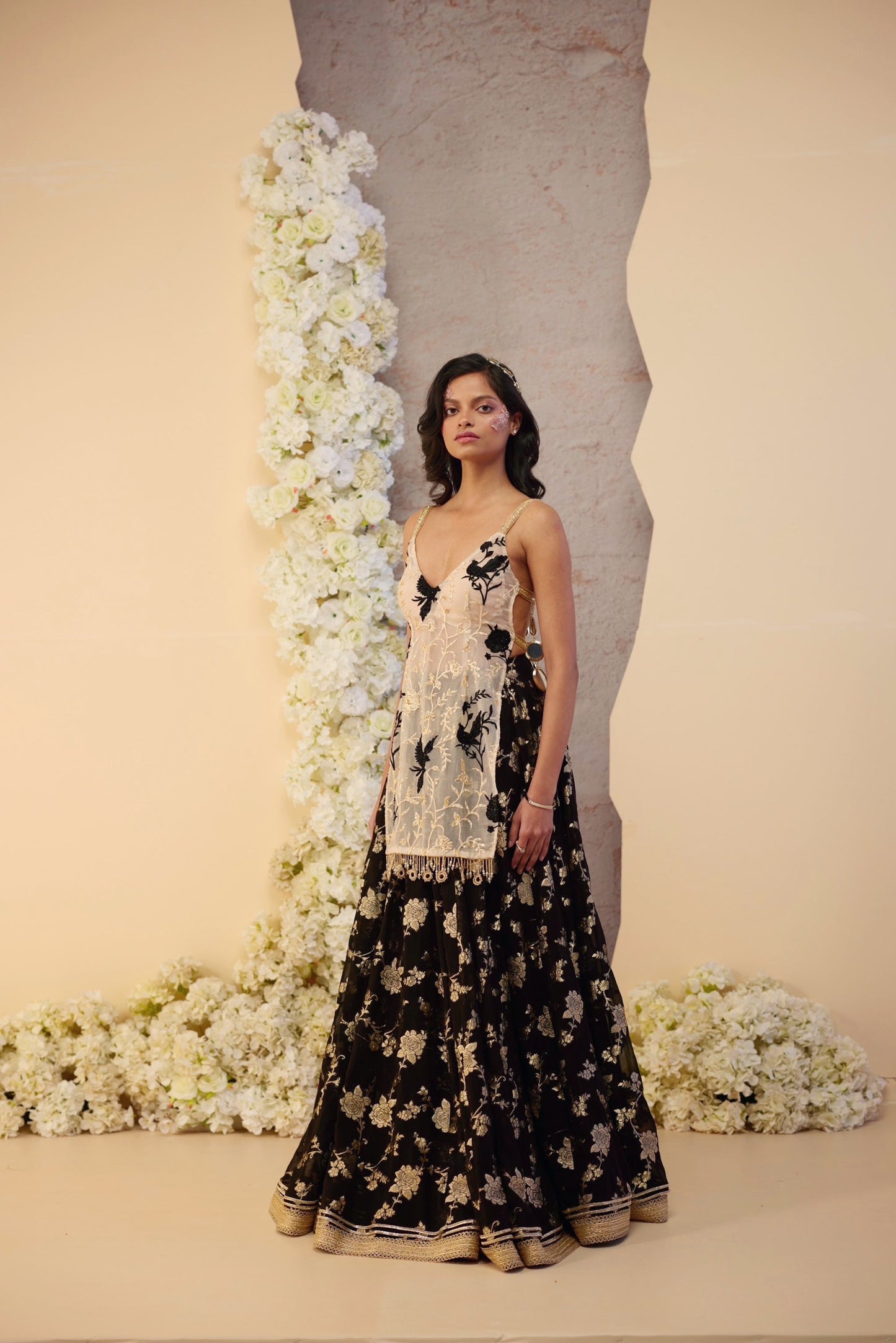 The Midnight Lehenga Set
