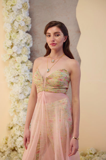Petaline Draped Set