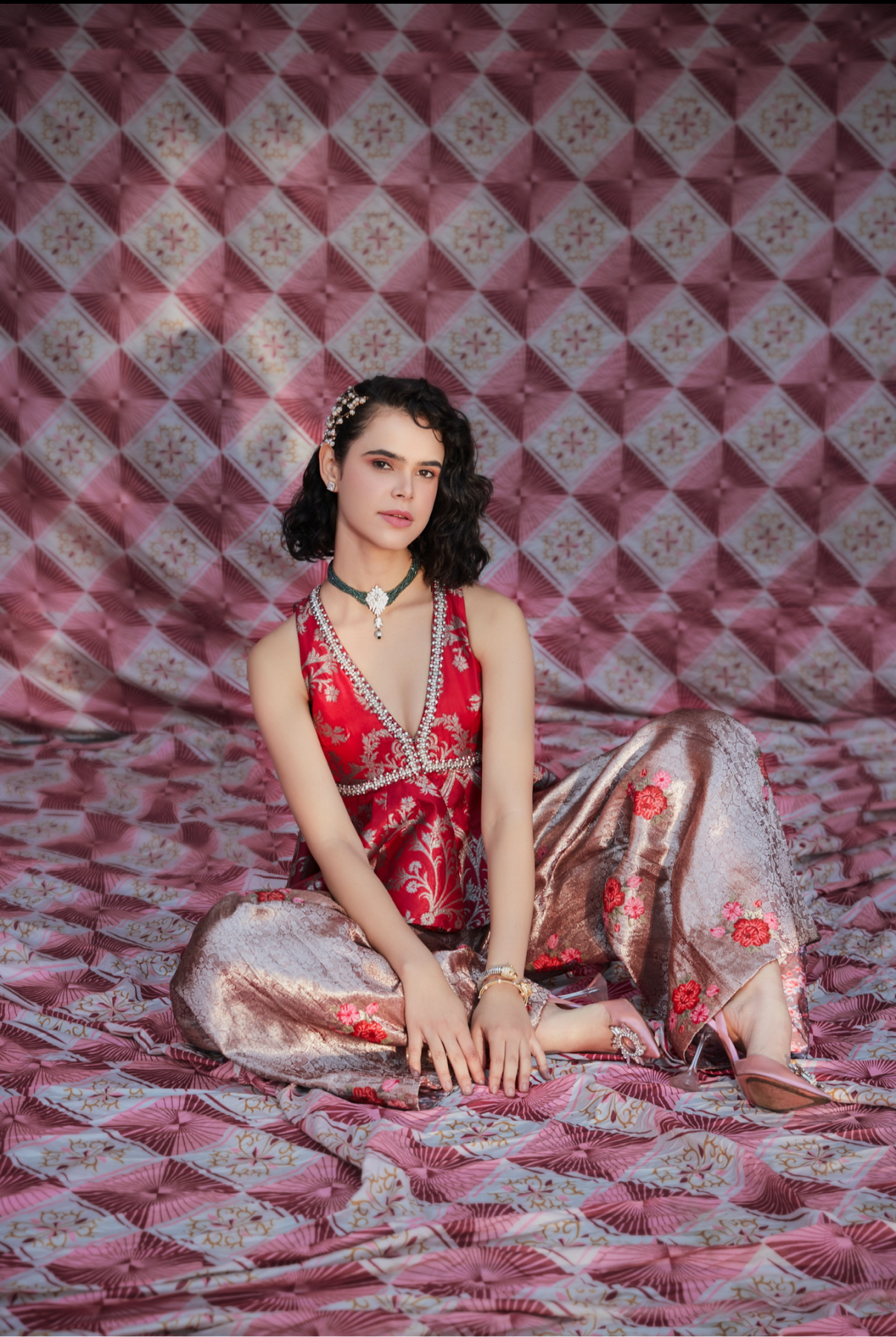 The Crimson Pant set