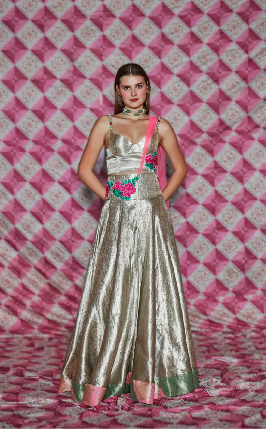 The Rose hip Lehenga