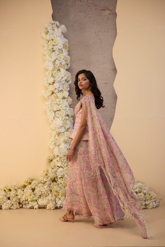 The Petal Pop draped Saree