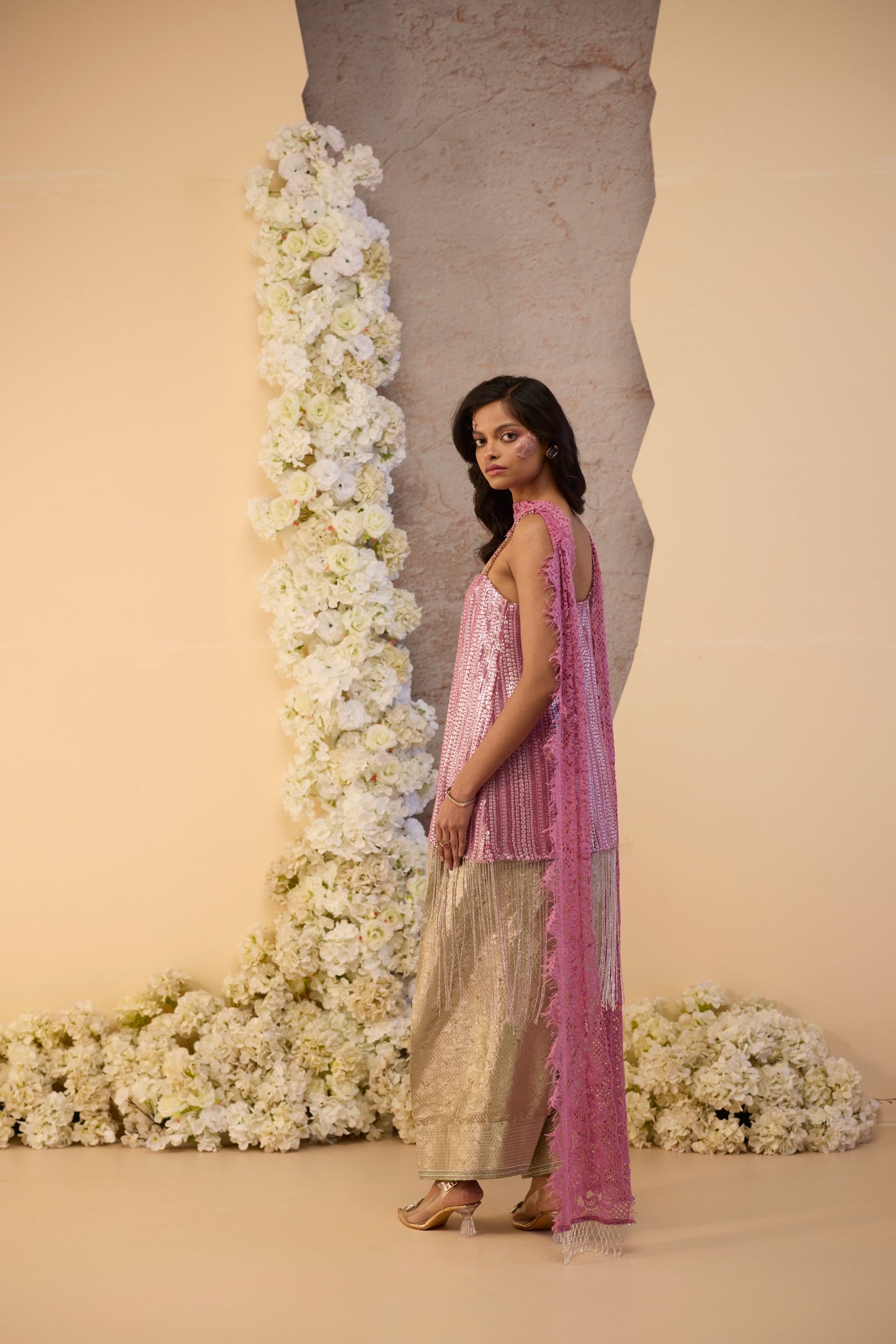 The Lilac Fringe Salwar Set
