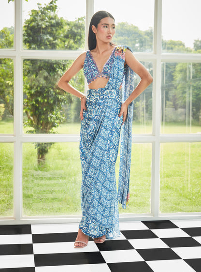 The Amalfi Draped Saree