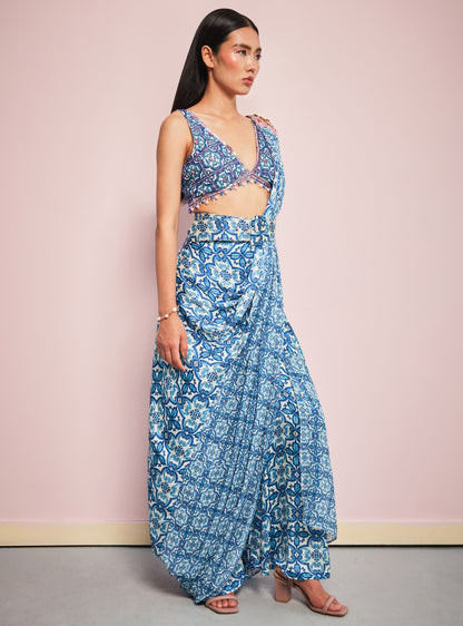 The Amalfi Draped Saree