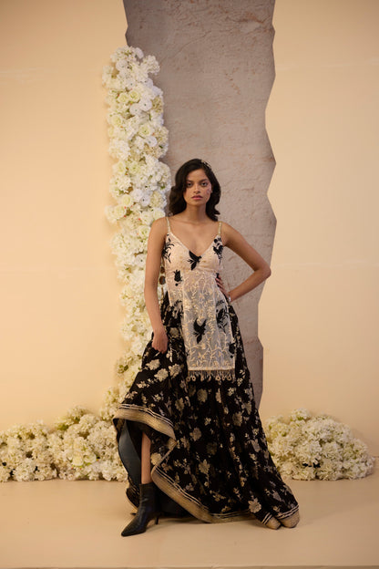 The Midnight Lehenga Set