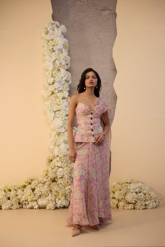 The Petal Pop draped Saree