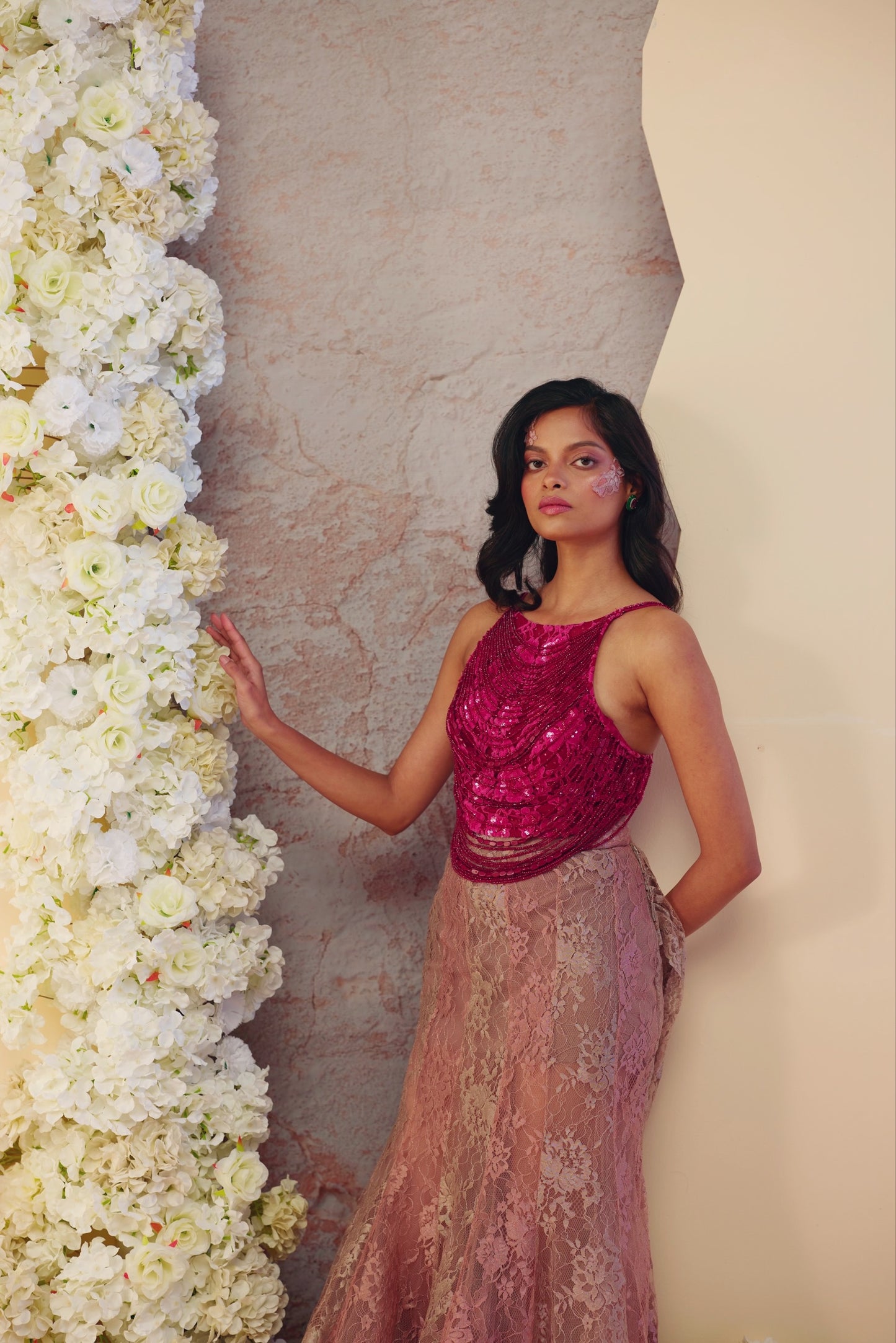 The Merlot Lehenga Set