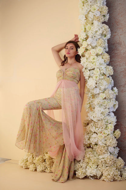 Petaline Draped Set
