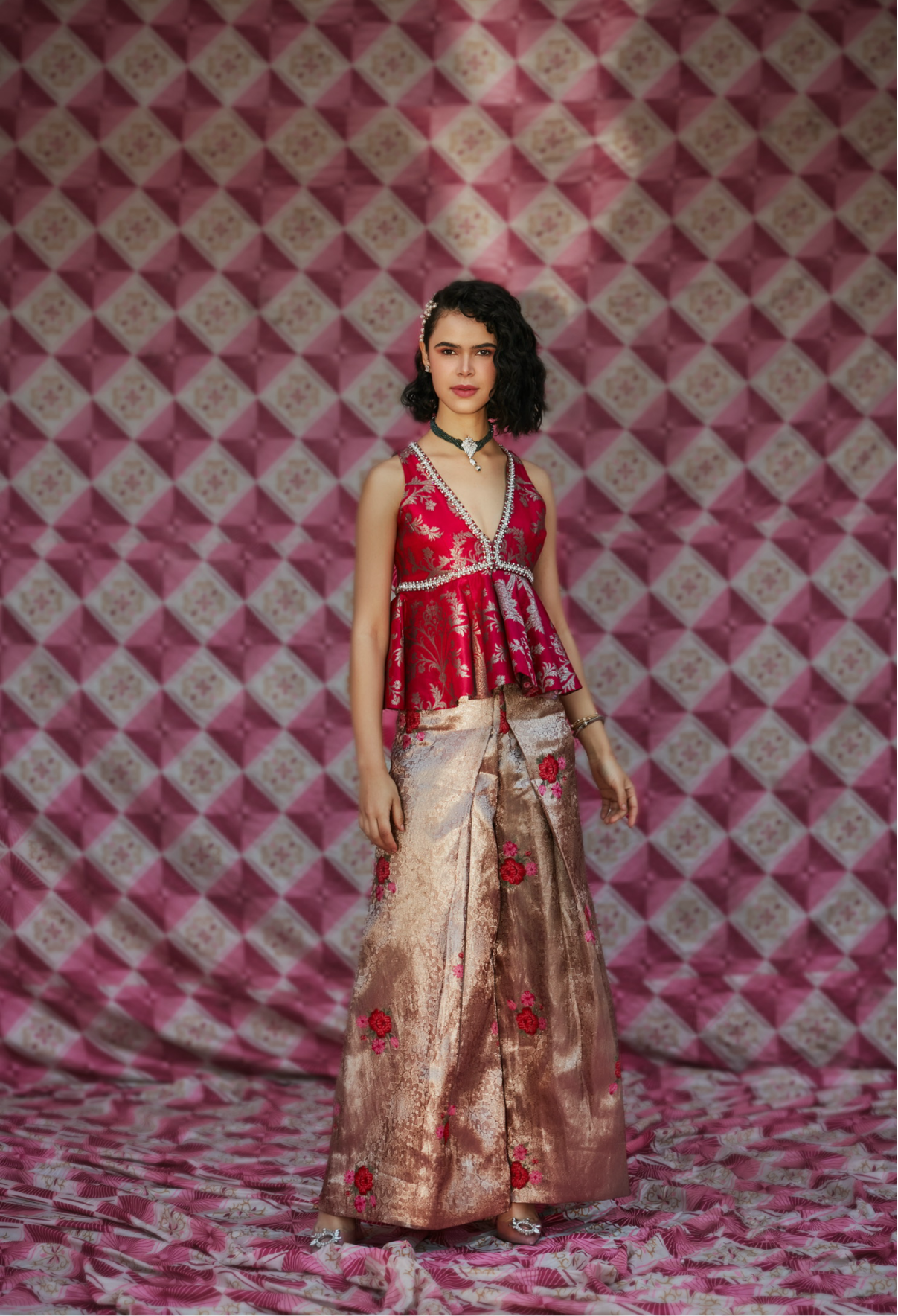 The Crimson Pant set