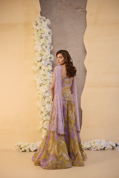 The Lilac Bloom Lehenga Set