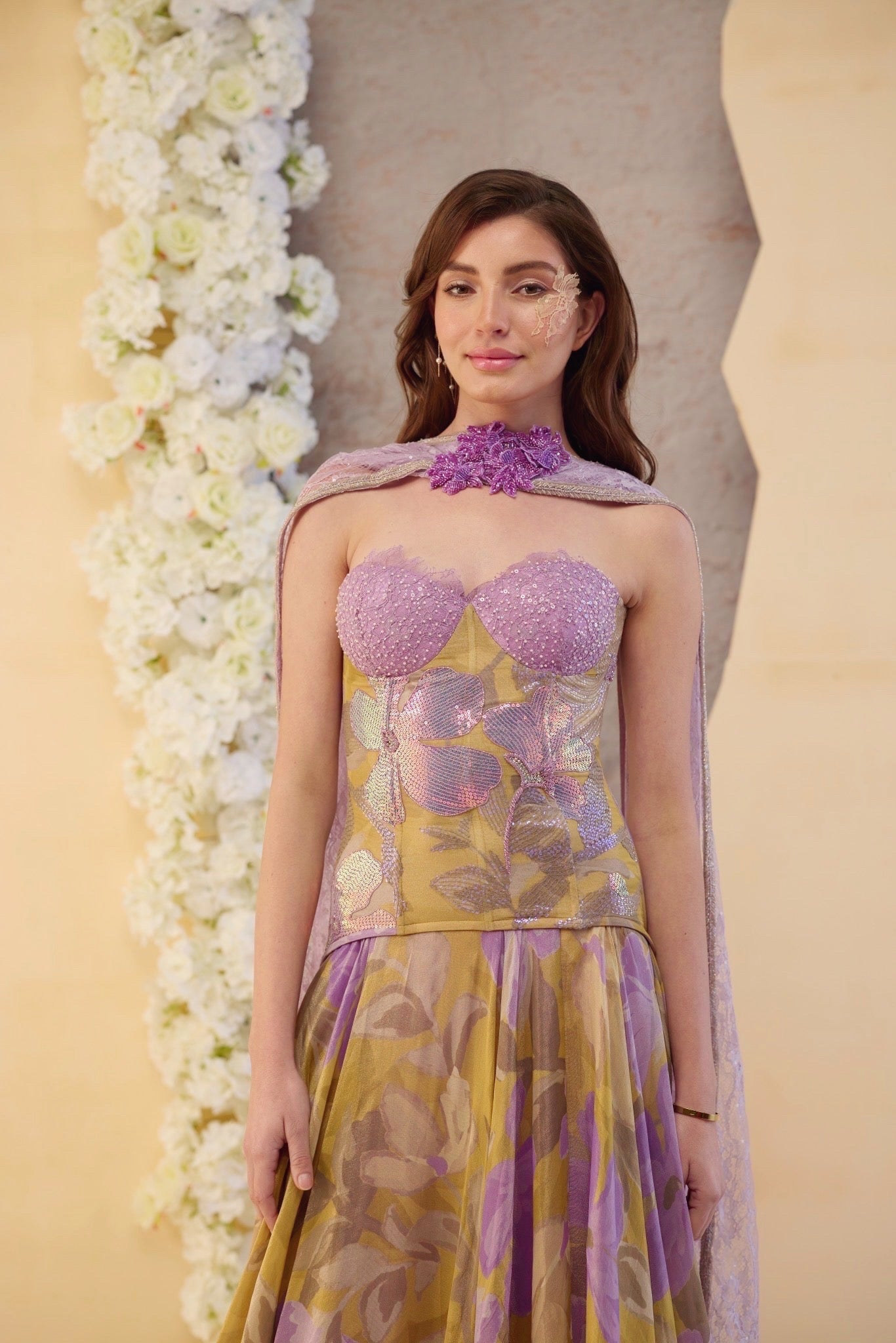 The Lilac Bloom Lehenga Set