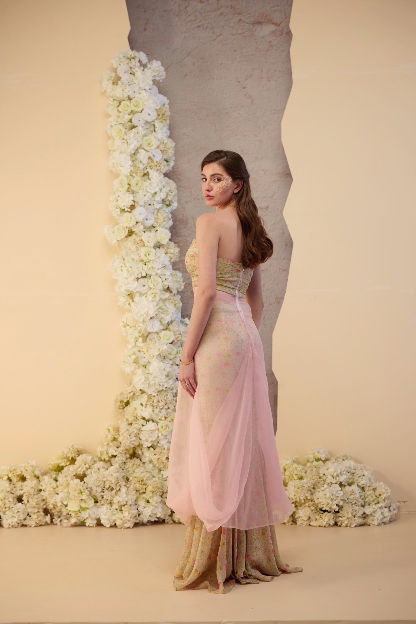 Petaline Draped Set