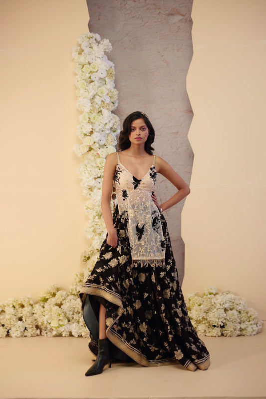 The Midnight Lehenga Set