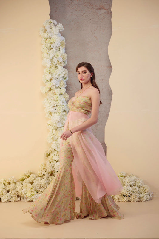 Petaline Draped Set