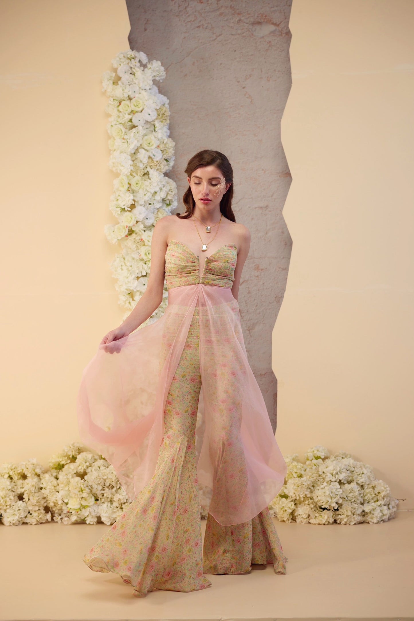 Petaline Draped Set
