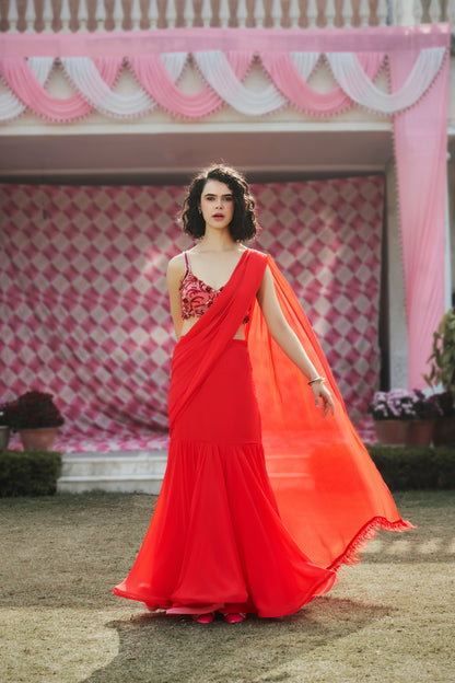 The Floret Saree